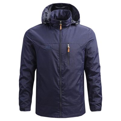 Xiaojmake Rain Jacket Men Lightweight Waterproof Running Windbreaker Outdoor Fall Packable Full Zip Raincoat Light Jacket