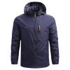 Xiaojmake Rain Jacket Men Lightweight Waterproof Running Windbreaker Outdoor Fall Packable Full Zip Raincoat Light Jacket view 1