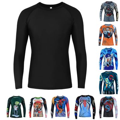 Roar BJJ Kid's MMA Rash Guard Training No-Gi and Gi Jiu Jitsu Rashguard MMA Grappling Compression Shirts Wrestling (US, Alpha, X-Small, Regular, Black)