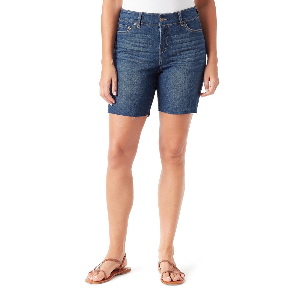 Vintage America Blues Women's Boho Slim Stretch Denim Mini Short