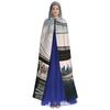 Brooklyn Bridge s,Costume Cloak for Adults,Personalized Hooded Cape for Halloween, Cosplay, Stage Costumes, Makeup Parties Black view 2