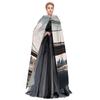 Brooklyn Bridge s,Costume Cloak for Adults,Personalized Hooded Cape for Halloween, Cosplay, Stage Costumes, Makeup Parties Black view 3