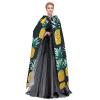 Pineapple,Costume Cloak for Adults,Personalized Hooded Cape for Halloween, Cosplay, Stage Costumes, Makeup Parties Black view 3