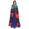 Volcano Bloom,Costume Cloak for Adults,Personalized Hooded Cape for Halloween, Cosplay, Stage Costumes, Makeup Parties Black view 2