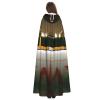 Hockey Stick,Costume Cloak for Adults,Personalized Hooded Cape for Halloween, Cosplay, Stage Costumes, Makeup Parties Black view 4