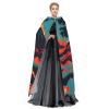 Volcano,Costume Cloak for Adults,Personalized Hooded Cape for Halloween, Cosplay, Stage Costumes, Makeup Parties Black view 3