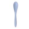 Reusable Utensils Set with Case, Wheat Straw Travel Cutlery Set for Picnic Fork Spoon Knife, Portable Cutlery Set Tableware Modern for Office(Blue) view 4