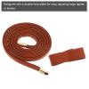 uxcell PU Leather Drawstring, 85.5cm/33.7" Detachable Pull String Purse Strap Bunches Pocket Accessories for Bucket Bag Shoulder Bag (Brown/Black) view 4
