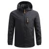 Xiaojmake Rain Jacket Men Lightweight Waterproof Running Windbreaker Outdoor Fall Packable Full Zip Raincoat Light Jacket view 1