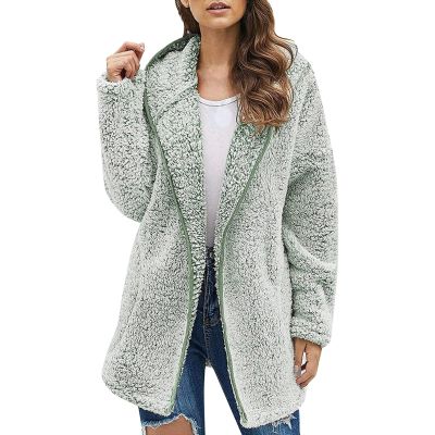 Quilted Knee Length Puffer Coat Womens Teddy Bear Fleece Oversized Fit Lapel Jacket Waterproof Ski Jacket Padded Puffy Overcoat Puffer Jacket Long Drawstring Waterproof Snow Parka Puffy Warm Snow
