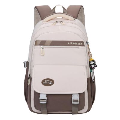 Aesthetic Backpack for Girls Cute Kids Bookbag Elementary Middle School Backpack for Teens Lightweight Classic Travel Backpack