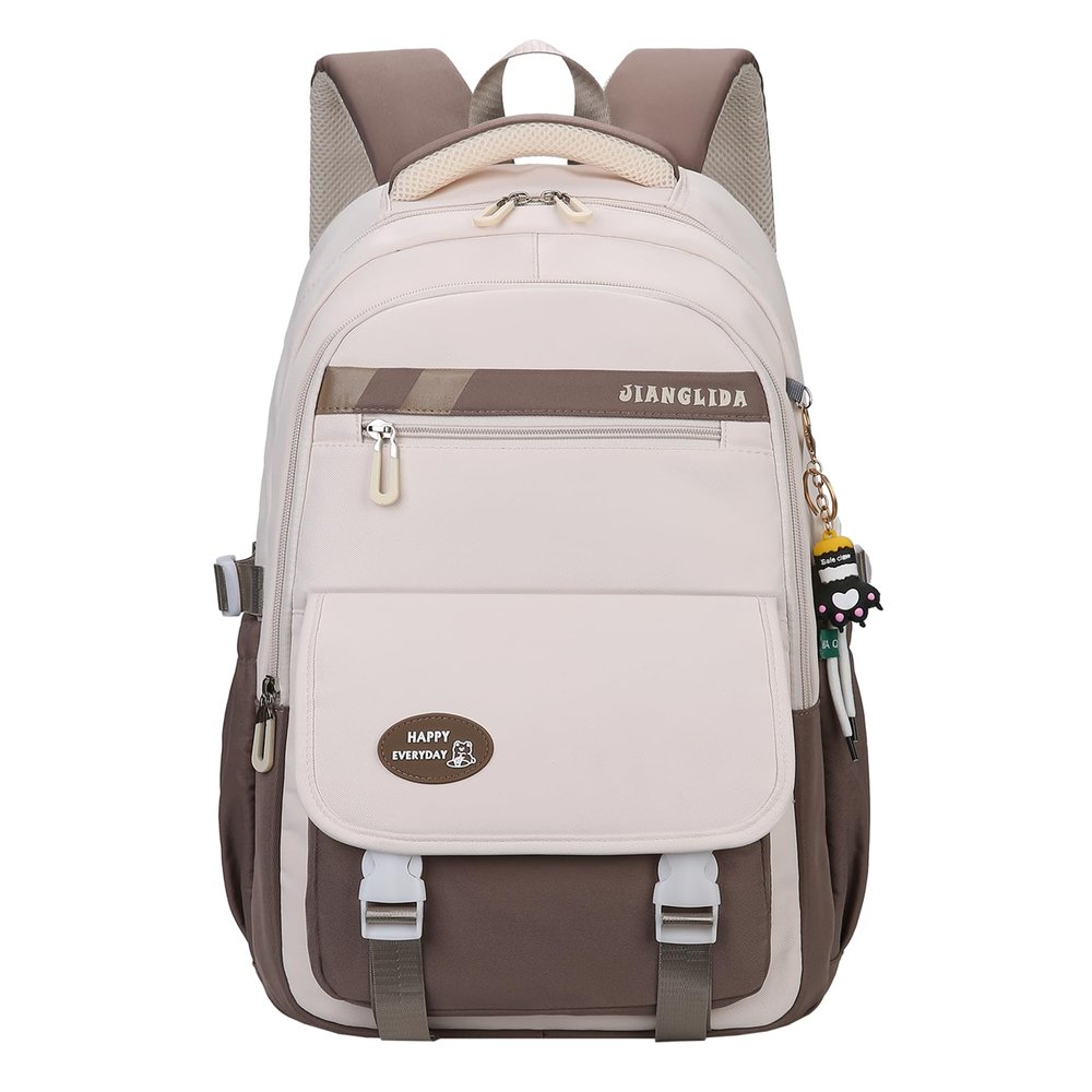 Aesthetic Backpack for Girls Cute Kids Bookbag Elementary Middle School Backpack for Teens Lightweight Classic Travel Backpack