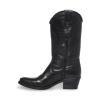 Womens Cowboy Boots Mid Calf Pink Women's Cowgirl Embroidered Western Knee High Boots, Pointed Toe Medium Chunky Heel Stitching Pull On Cowboy Boots for Ladies view 3