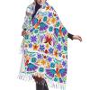 LMNSWDA Colorful Mexican Design Women's Fashion Cashmere Feel with Tassel Large scarf warm party shawl Wraps view 1