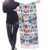LMNSWDA Colorful Mexican Design Women's Fashion Cashmere Feel with Tassel Large scarf warm party shawl Wraps view 2