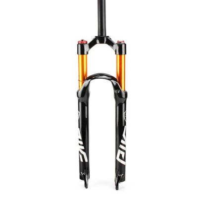 ZECHAO Mountain Bike Suspension Forks,29/27.5/26" Ultralight Aluminum Alloy 1-1/8" Air Bike Suspension Forks 9mm Axle 120mm Travel Outdoor (Color : Manual Lock, Size : 26inch)