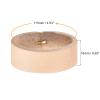 uxcell 4Pcs Leather Belt Loop Keepers, 11.5cm Outer Girth Belt Strap Ring Buckle for DIY Craft Bag Belt Fixing (Beige) view 2