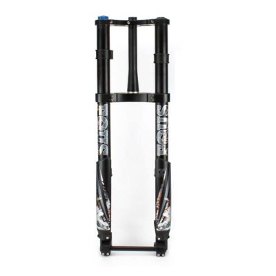 ZECHAO 26inch Inverted Air Fork,Fat Tire 4.8 170mm Travel Bike Double Shoulder Front Fork 15 * 150mm Beach Bike,Snow Bike Outdoor
