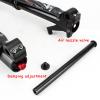 ZECHAO 26inch Inverted Air Fork,Fat Tire 4.8 170mm Travel Bike Double Shoulder Front Fork 15 * 150mm Beach Bike,Snow Bike Outdoor view 4
