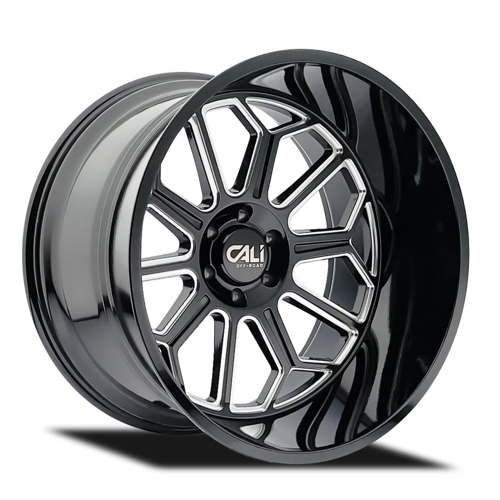 20x9 Cali Off-Road Auburn Black/Milled Wheel 8x170 (-12mm)