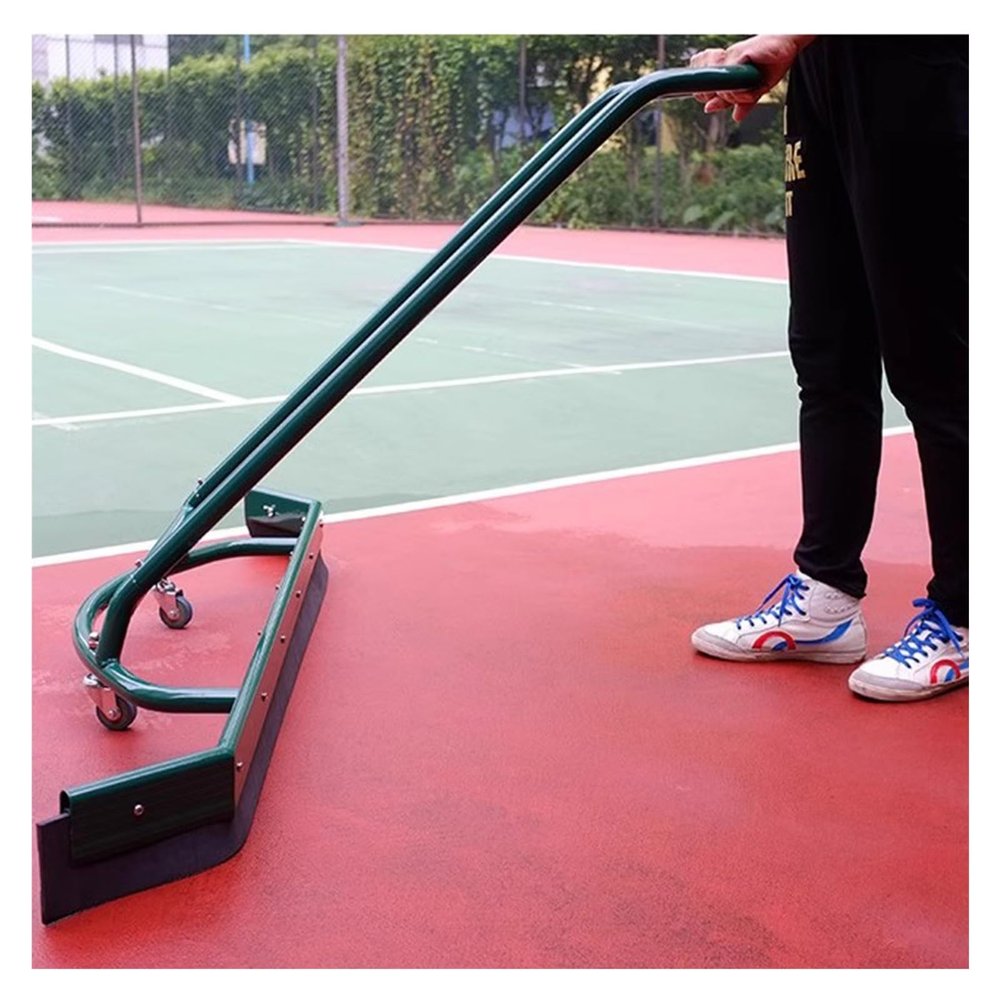 YXXSDP Aluminum Tennis Court Cleaning Water Cart, Floor Water Remover Squeegee Broom Tennis Court Dryer Rain Shuttle, for Outdoor Sports Field