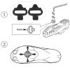 Pilipane Bikes Pedal Cleat, Sealed Pedals, Bikes Shoe Cleat, Bikes Pedals Road Bikes Pedals Cleats Set, Bikes Pedal Cleat for Mountain Bikes Pedals Shoes view 4