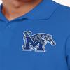 University of Memphis Tigers Men's Adult 100% Cotton Knit Polo Shirt, Royal, 2X-Large view 4