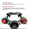 ZECHAO 90mm Travel Bike Shock Absorber Forks,24inch Air Supension Front Fork 1-1/8" Manual Lockout 9mm Axle Outdoor view 3