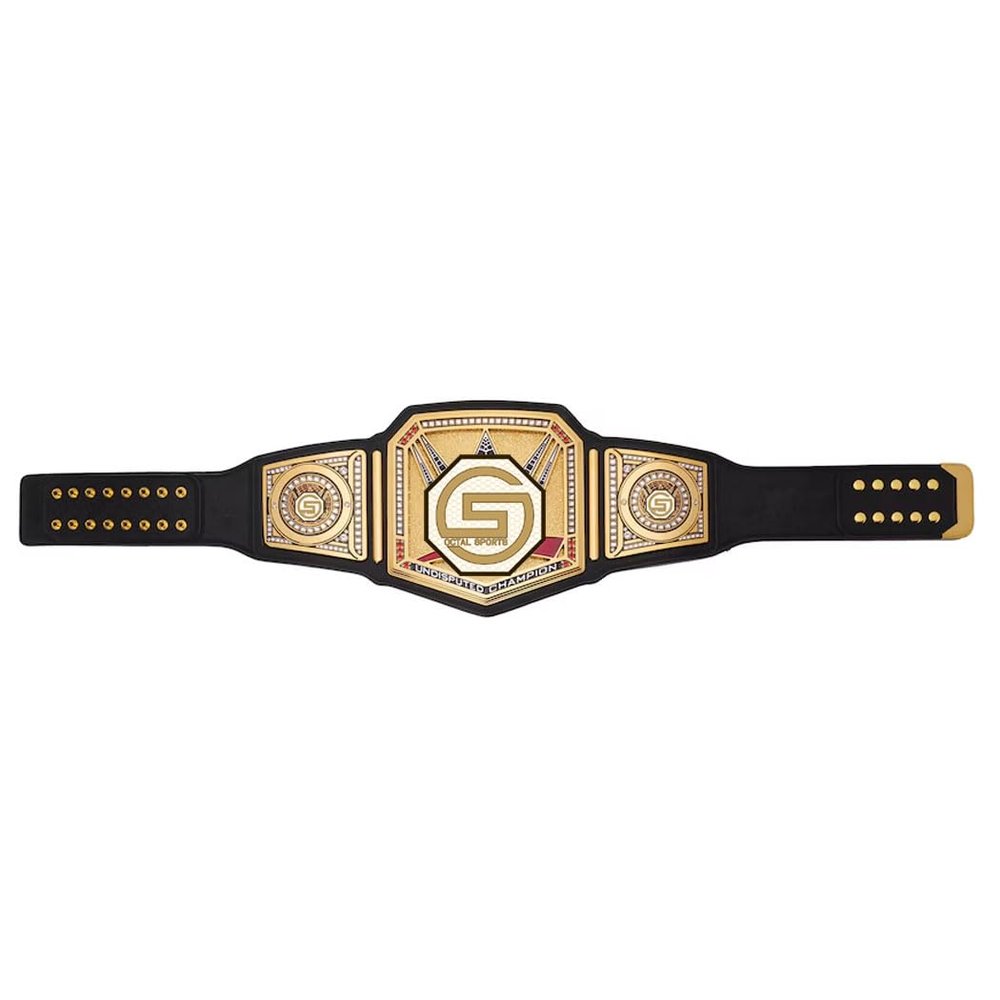 Undisputed Championship Title Belt Replica 2023, World Heavyweight Wrestling Championship Title Belt - Adult Size - 4mm