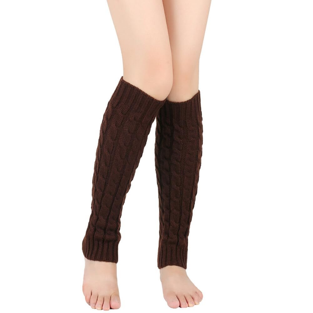EUBUY Winter Warm Slouch Socks for Women Gilrs, Solid Soft Thick Stacked Socks Scrunchie Socks Knit Knee High Boot Socks