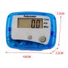 Pedometer for Walking Counters Clip on Comfortable Step Portable for Hiking Kids Adults Jogging Seniors Outdoor Sports, Blue view 3