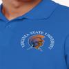 Virginia State University Trojans Men's Adult 100% Cotton Knit Polo Shirt, Royal, 2X-Large view 4