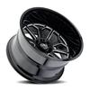 20x9 Cali Off-Road Auburn Black/Milled Wheel 5x5 (-12mm) view 2