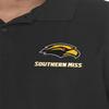 University of Southern Mississippi Golden Eagles Men's Adult 100% Cotton Knit Polo Shirt, Black, 2X-Large view 4