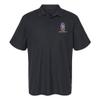 Campus Lab University of Albany Danes Men's Adult 100% Cotton Knit Polo Shirt, Black, 2X-Large view 3