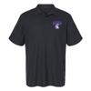 Winona State University Warriors Men's Adult 100% Cotton Knit Polo Shirt, Black, 2X-Large view 3