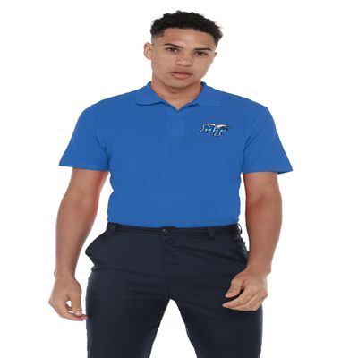 Middle Tennessee State University Blue Raiders Men's Adult 100% Cotton Knit Polo Shirt, Royal, 2X-Large