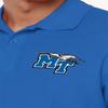 Middle Tennessee State University Blue Raiders Men's Adult 100% Cotton Knit Polo Shirt, Royal, 2X-Large view 4