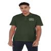 Campus Lab Ohio University Bobcats Men's Adult 100% Cotton Knit Polo Shirt, Hunter Green, 2X-Large view 1