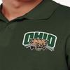 Campus Lab Ohio University Bobcats Men's Adult 100% Cotton Knit Polo Shirt, Hunter Green, 2X-Large view 4
