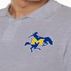 Campus Lab McNeese State University Cowboys Men's Adult 100% Cotton Knit Polo Shirt, Athletic Heather, 2X-Large view 4