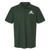 Campus Lab Lake Erie College Storm Men's Adult 100% Cotton Knit Polo Shirt, Hunter Green, 2X-Large view 3