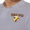 Campus Lab Valparaiso University Beacons Men's Adult 100% Cotton Knit Polo Shirt, Athletic Heather, 2X-Large view 4