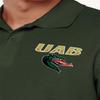 Campus Lab UAB Blazers Men's Adult 100% Cotton Knit Polo Shirt, Hunter Green, 2X-Large view 4
