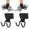 Pilipane Pro Steel Weight Lifting Hook Professional Fitness Equipment for Assisted Training, Gym Accessories (one Pair) view 4