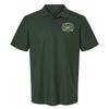 Campus Lab Ohio University Primary Logo Men's Adult 100% Cotton Knit Polo Shirt, Hunter Green, 3X-Large view 1