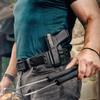 Tulster OWB Contour Kydex Holster in Left Hand fits: M&P Shield/Plus 4" 9mm / .40 | Optic Compatible Outside The Waistband Concealed Carry view 3