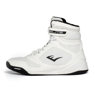 Everlast Elite V2 Boxing Shoes: Your Ultimate Training Companion for Excellence and Durability Boxing Shoes, Elite 2 Shoes, Training Footwear (White, Size 13)