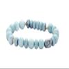 Scout Curated Wears - Stone Stacking Bracelet - Blue Howlite - Stone of Harmony view 1