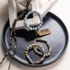 Scout Curated Wears - Stone Stacking Bracelet - Blue Howlite - Stone of Harmony view 4